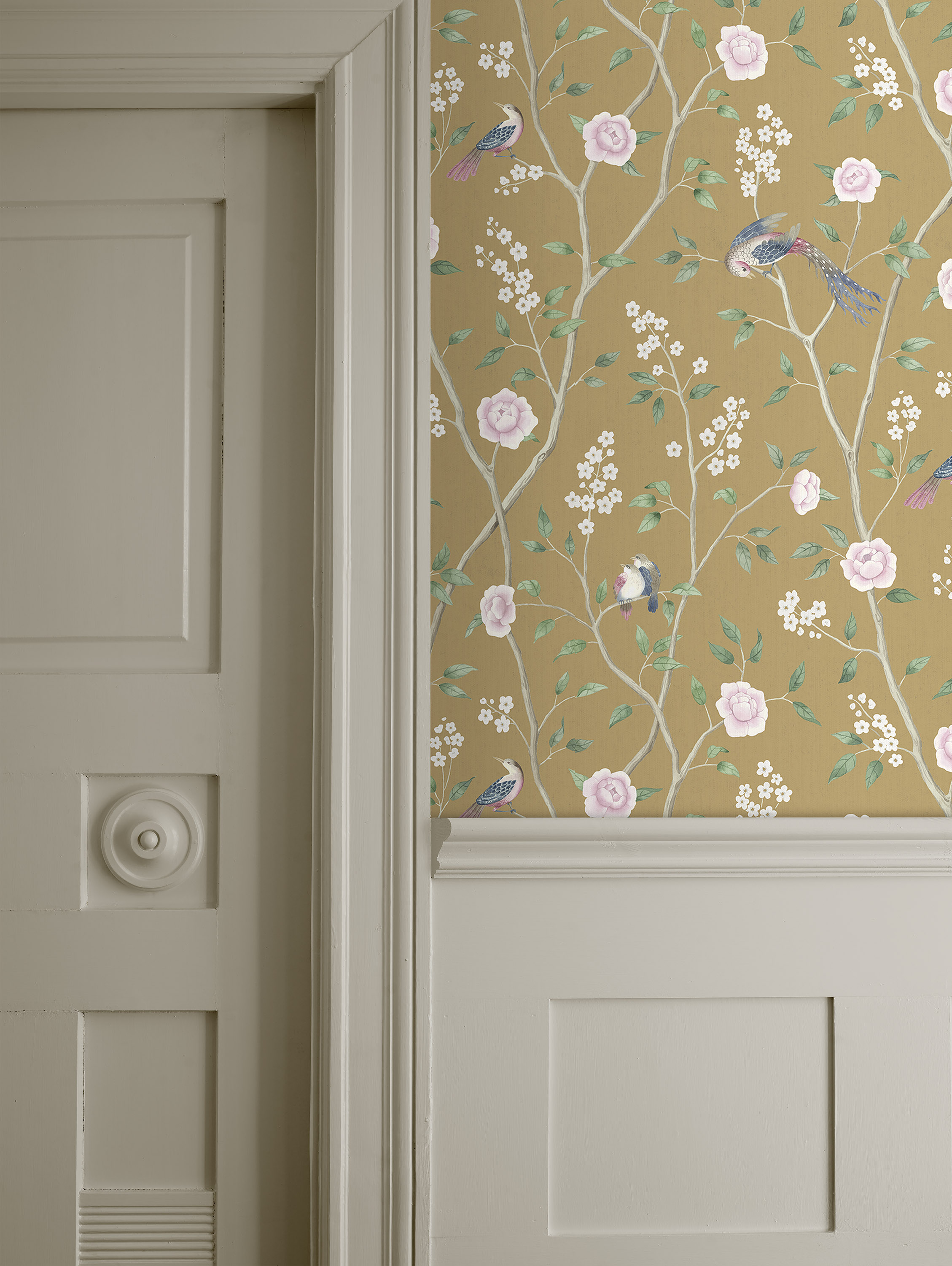 The Wallpaper Paradise Birds From Boråstapeter - Borastapeter Oriental Oriental Dreams - HD Wallpaper 