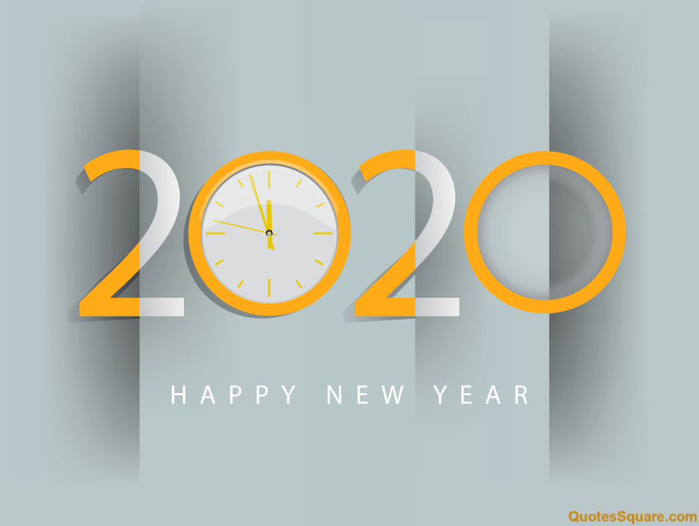 Orange New Year 2020 Wallpaper Hd Free - Graphic Design - HD Wallpaper 