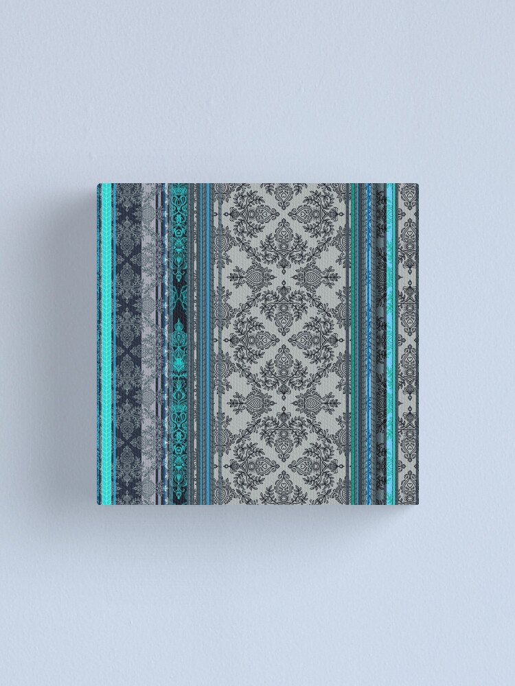 Bohemian Wallpaper Teal - HD Wallpaper 