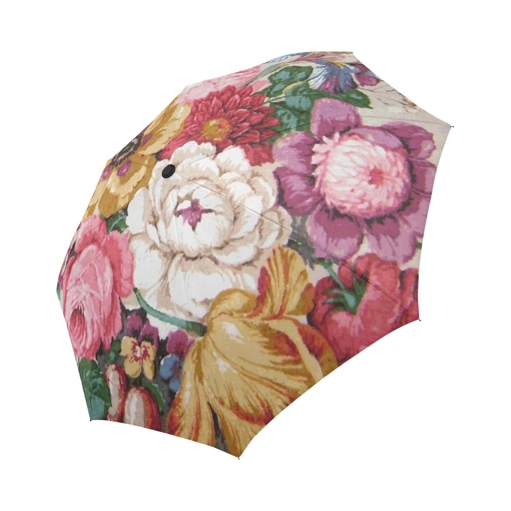 Vintage French Floral Wallpaper Pattern Auto-foldable - Bouquet - HD Wallpaper 