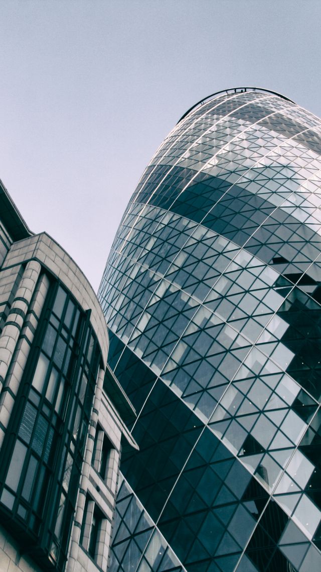 Gherkin Building, London, Uk, Skyscrapers - Swiss Re Building - HD Wallpaper 