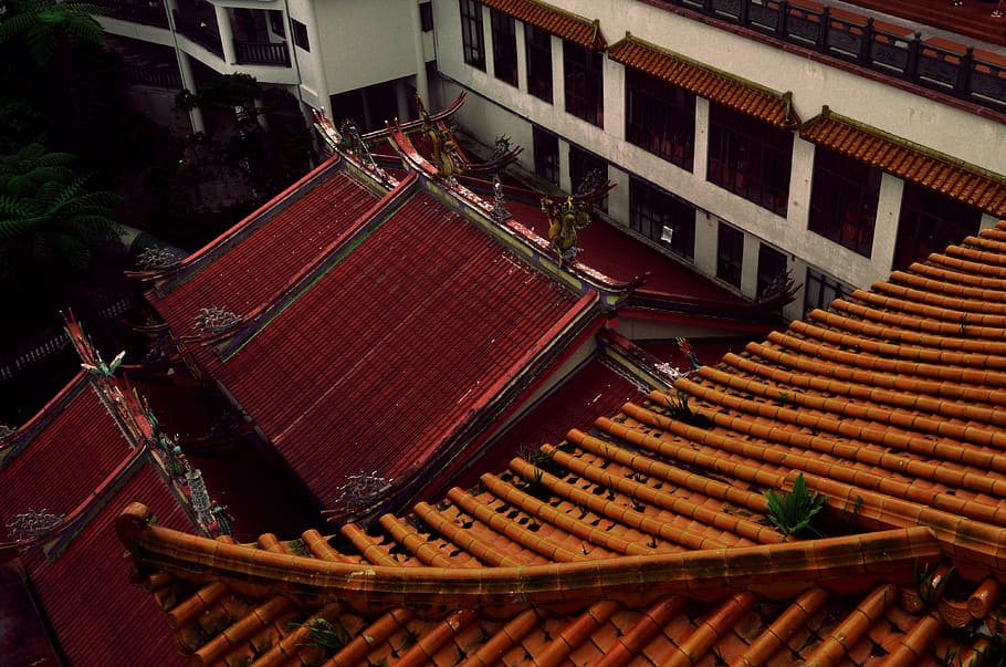 Roof, Wallpaper, Asia, Asianstyle, Architecture, Built - Roof - HD Wallpaper 
