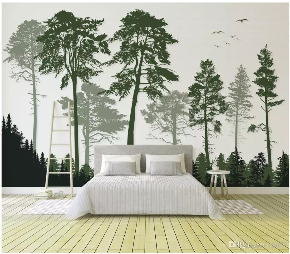 Forest On White Background - 928x812 Wallpaper - teahub.io