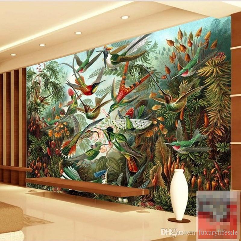 3d Asian Mural Painting - HD Wallpaper 