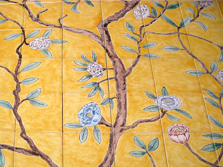 Chinese Wallpaper Tile Panel Detail - Linen - HD Wallpaper 