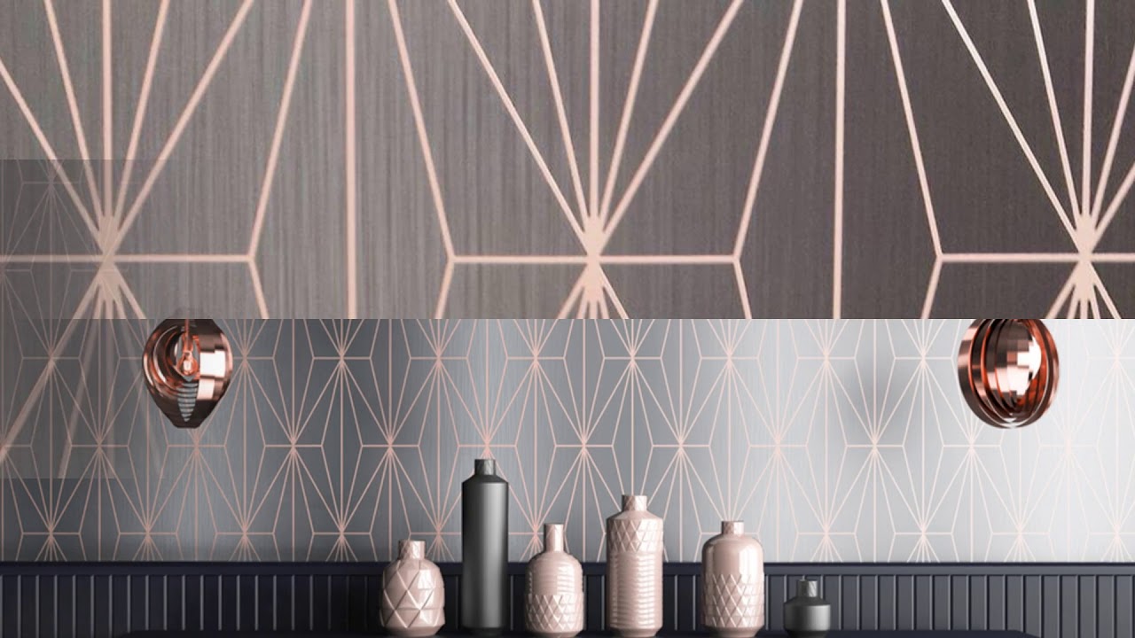 Rose Gold And Grey - HD Wallpaper 