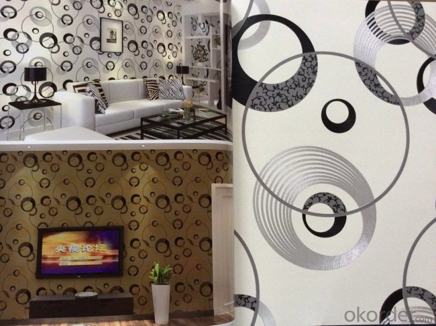 Pvc Wallpaper Modern Design Italian Wallpaper Interior - Interior Design - HD Wallpaper 