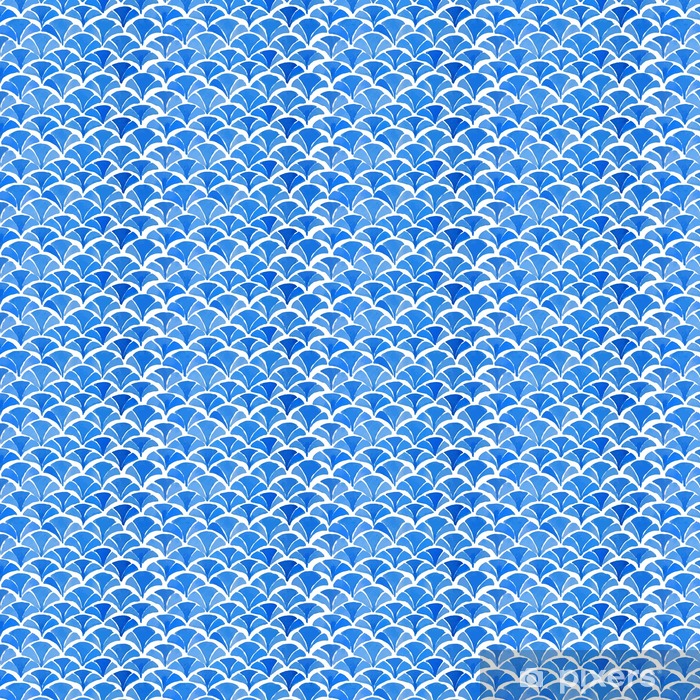 Tapet Grafisk Mønster Blå - HD Wallpaper 