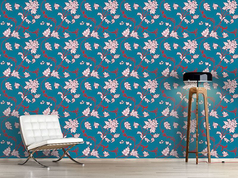 Design Wallpaper Asian Flora - Wallpaper - HD Wallpaper 