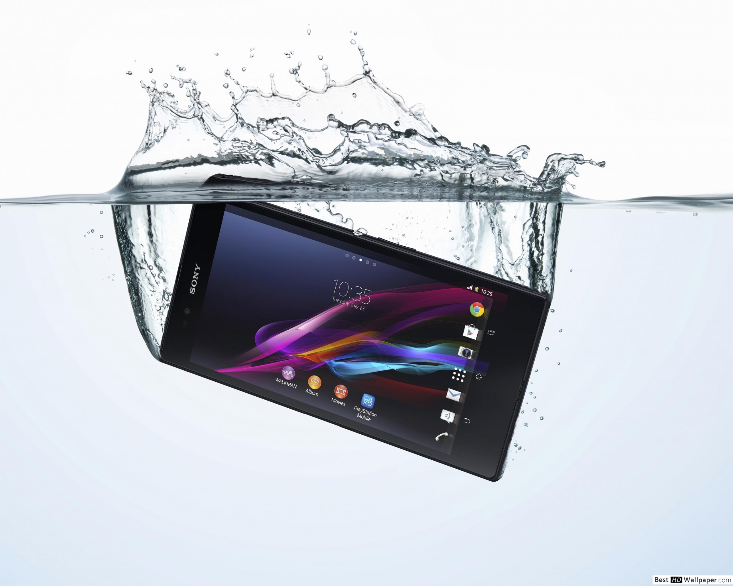Sony Xperia Bajo El Agua - HD Wallpaper 