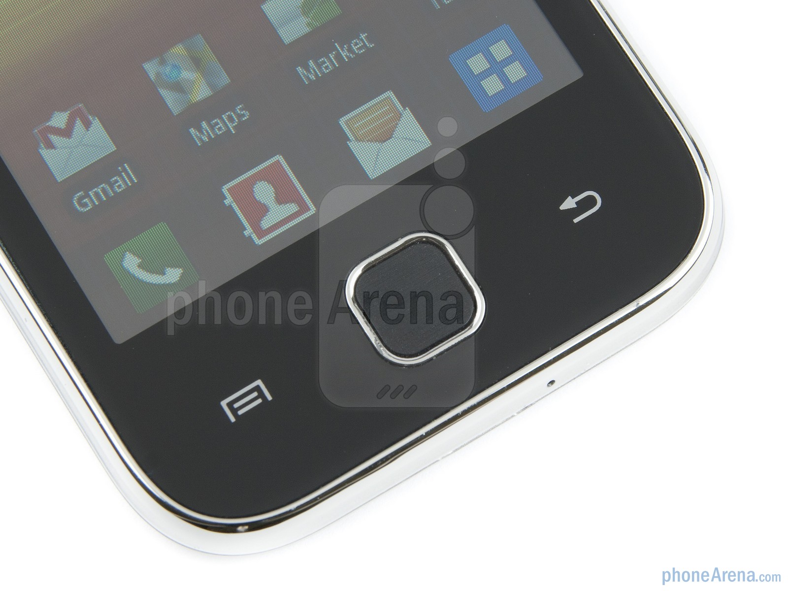 The Samsung Galaxy Y Has A Basic 3” Lcd Display With - Samsung Galaxy Y Black - HD Wallpaper 