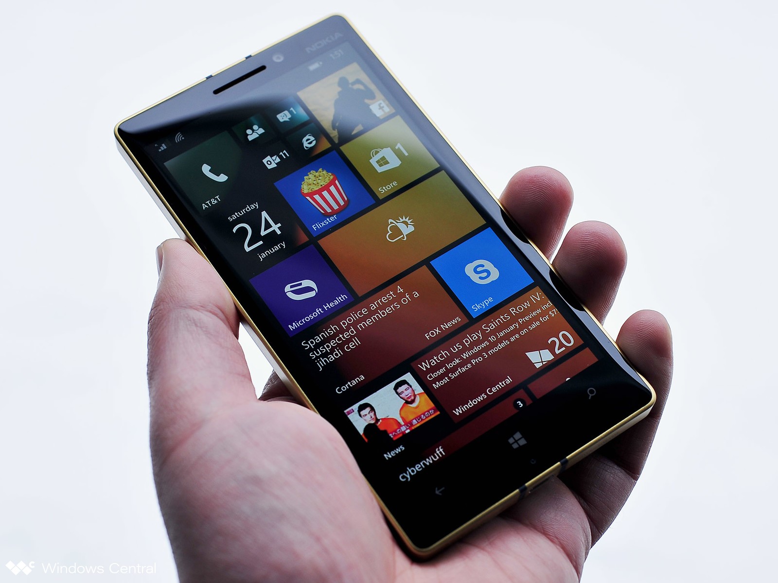 Gold Lumia - Windows Phone - HD Wallpaper 