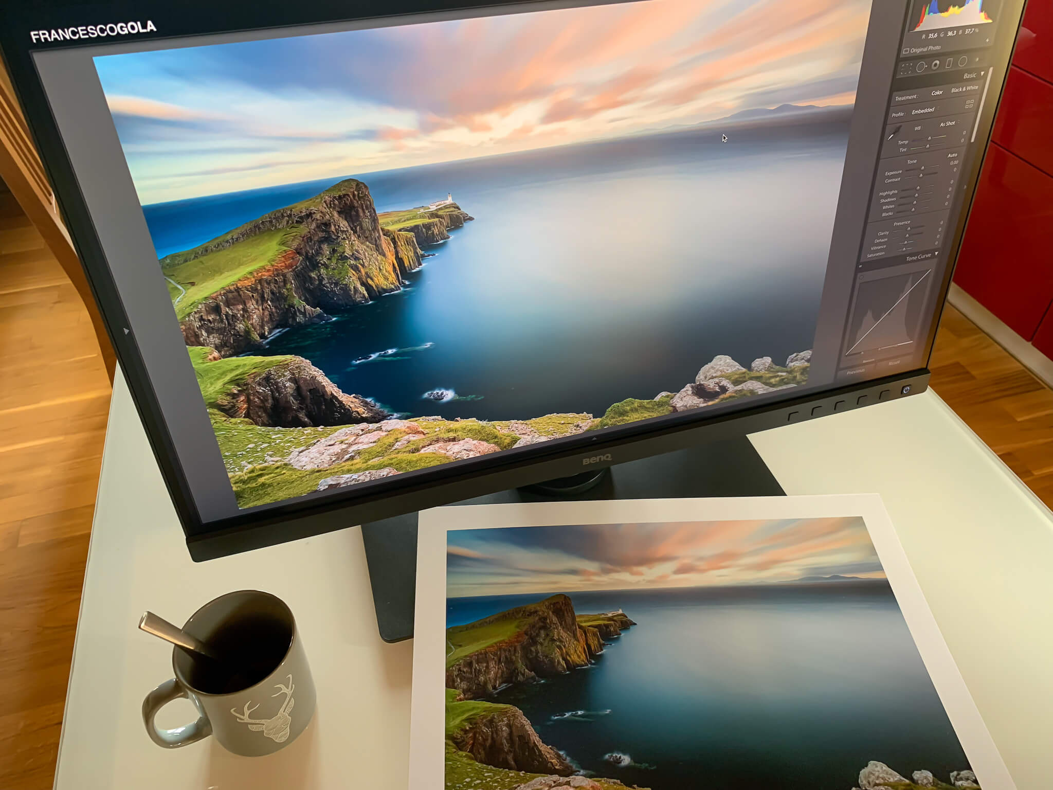 Francesco Gola Benq Sw271 4k Monitor Print Led Backlit Lcd Display 48x1536 Wallpaper Teahub Io