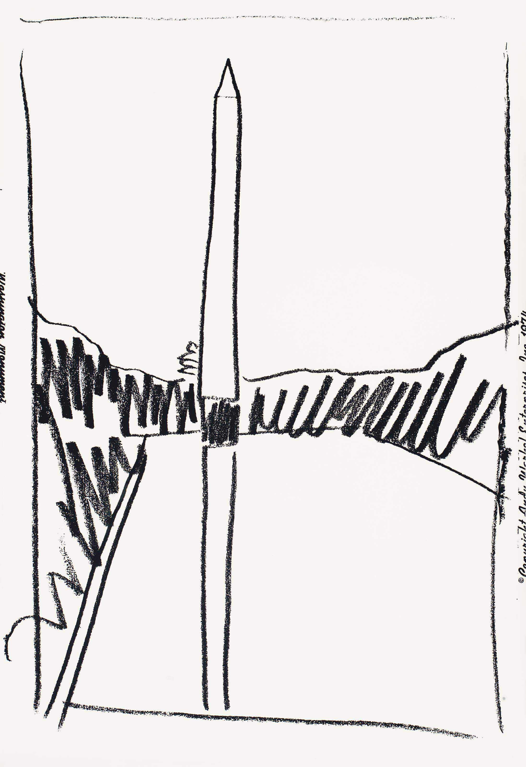 Andy Warhol - Andy Warhol Washington Monument - HD Wallpaper 