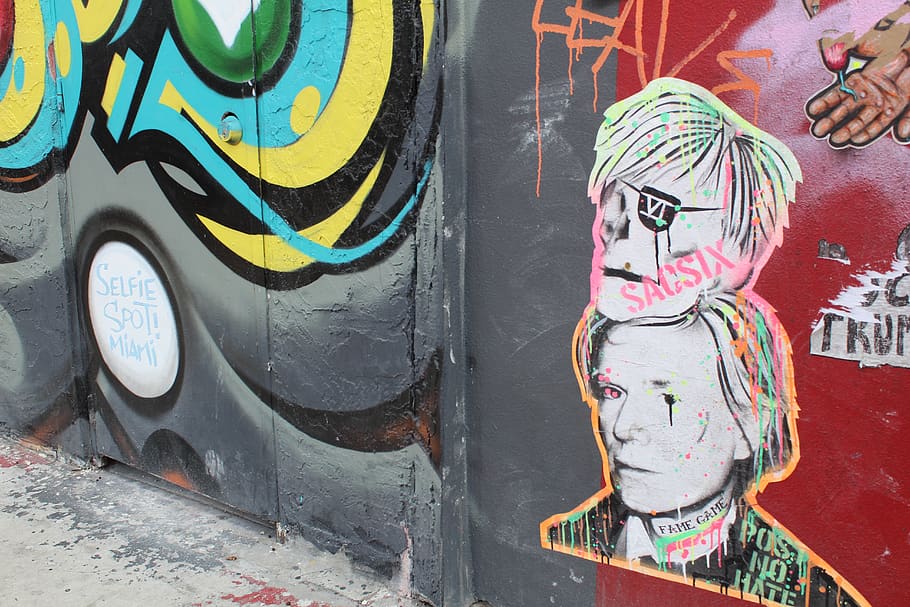 United States, Miami, Wynwood, Andy Warhol, Graffiti, - Graffiti United States - HD Wallpaper 