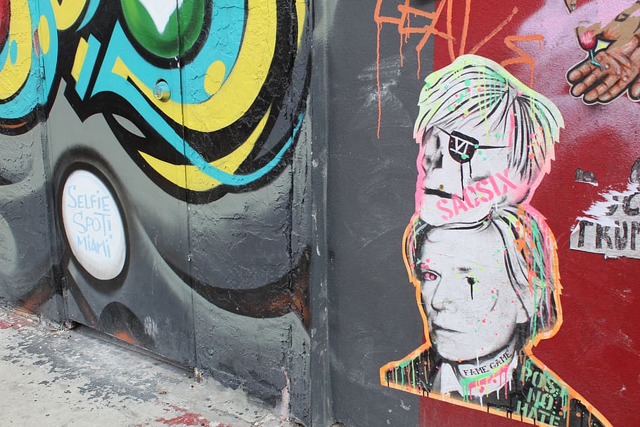 United States, Miami, Wynwood, Andy Warhol, Graffiti, - Graffiti United States - HD Wallpaper 