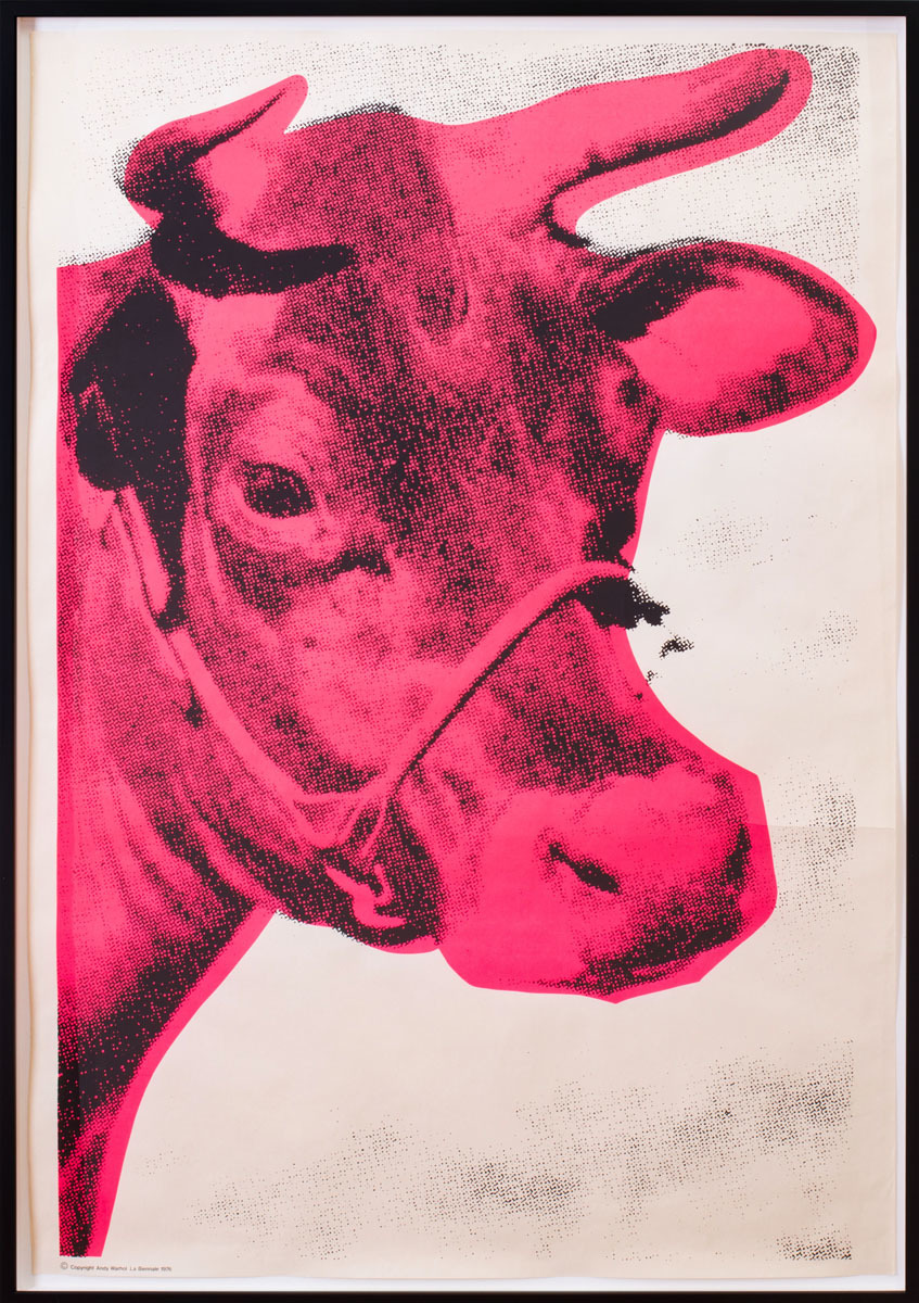 Andy Warhol Cow - HD Wallpaper 