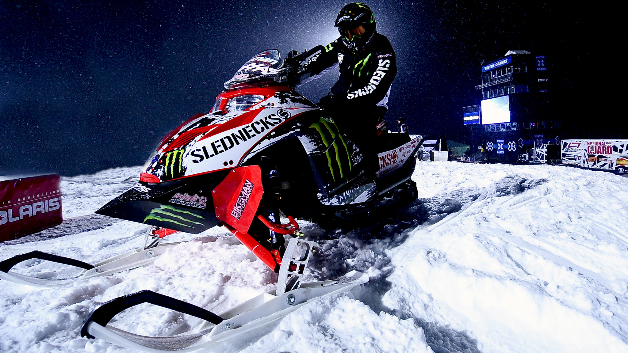 Paul Thacker Returns To Chase X Games Medal In Snocross - Fondos De Pantallas De Moto En Nieve - HD Wallpaper 