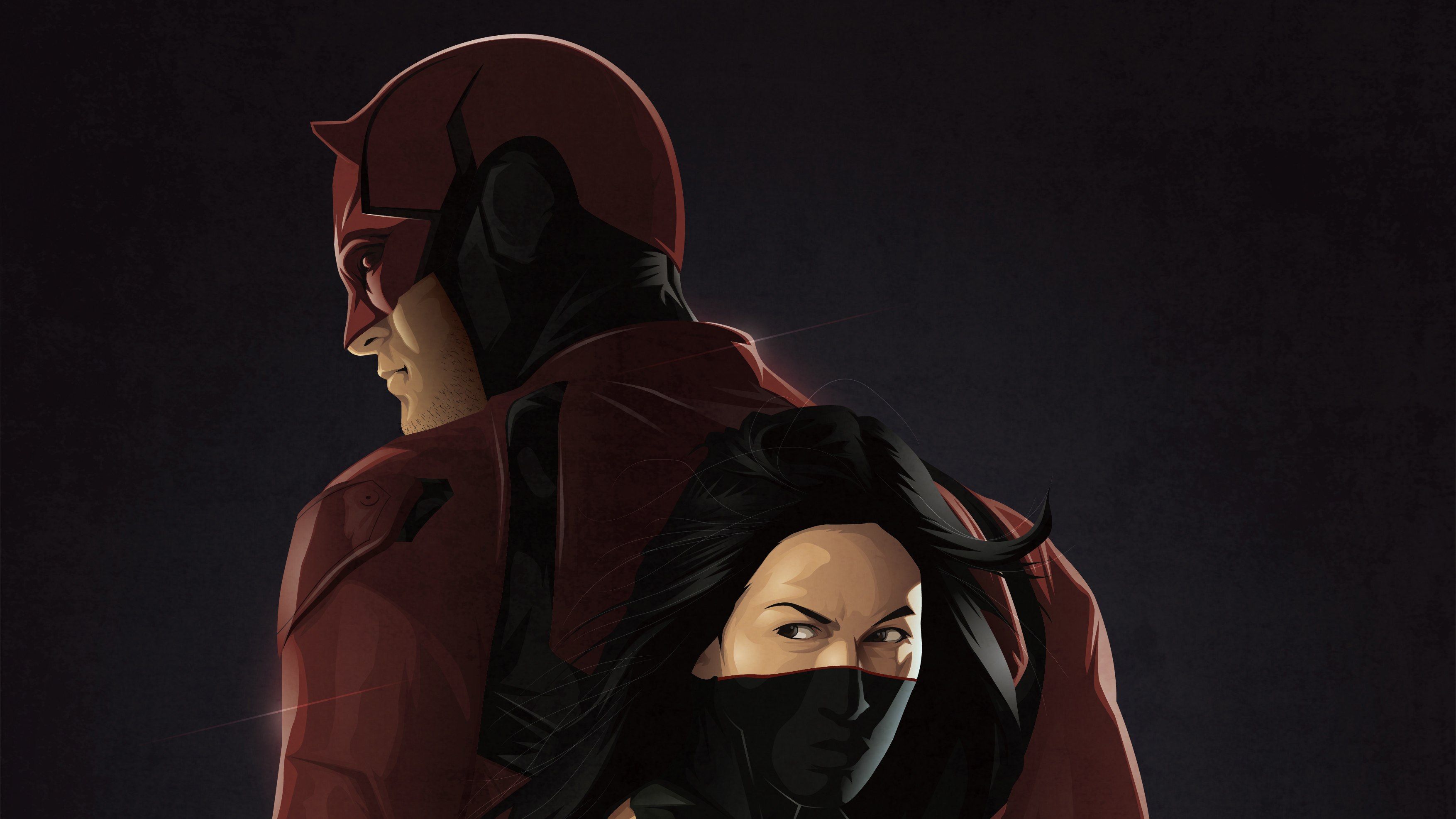 Elektra Daredevil - HD Wallpaper 