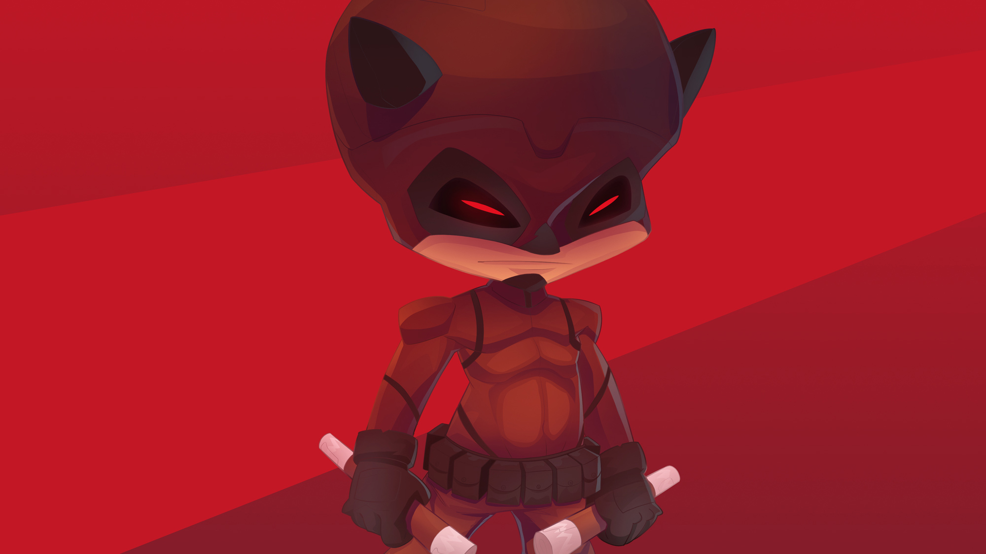 Chibi Daredevil Hd - HD Wallpaper 