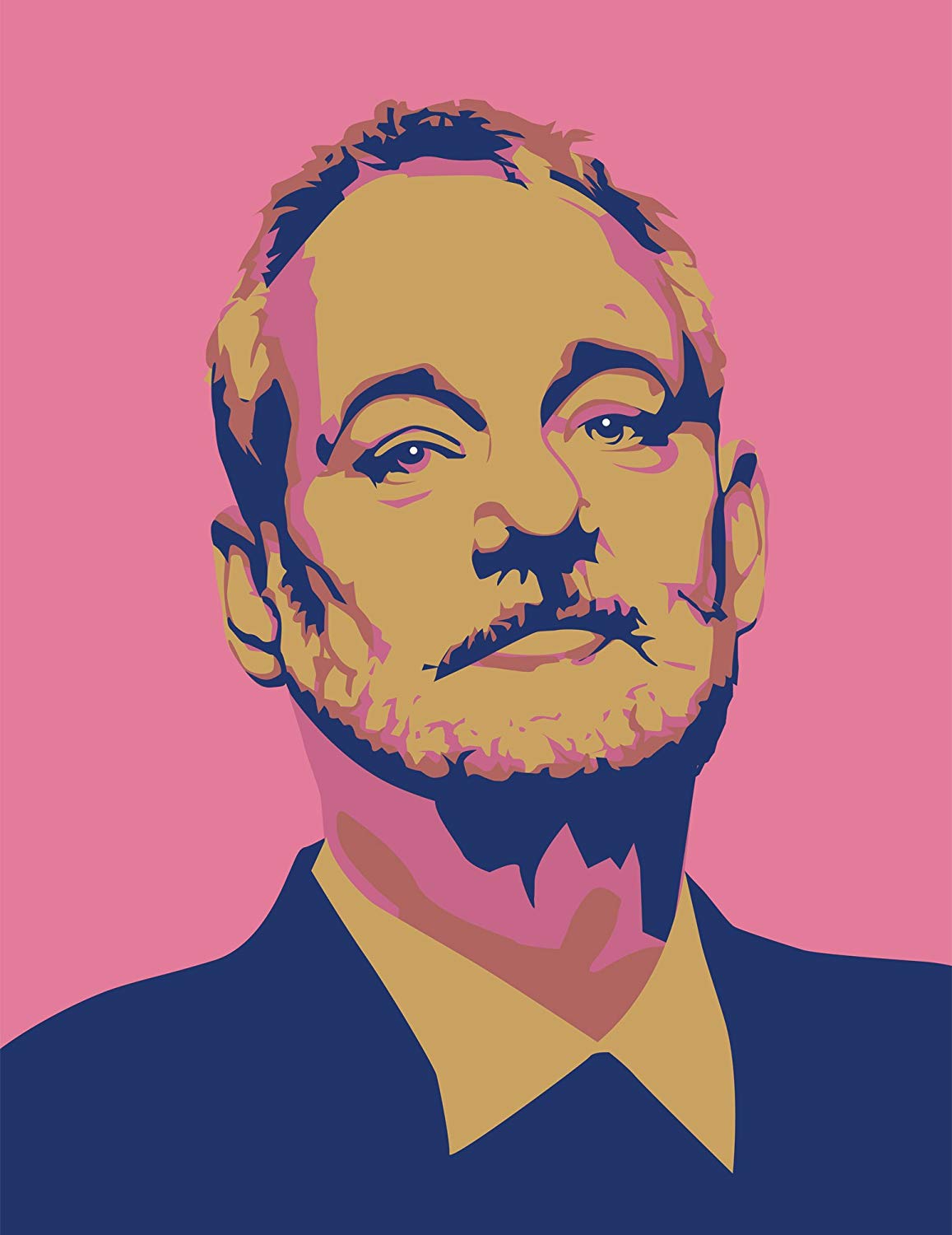 Bill Murray Pink - HD Wallpaper 