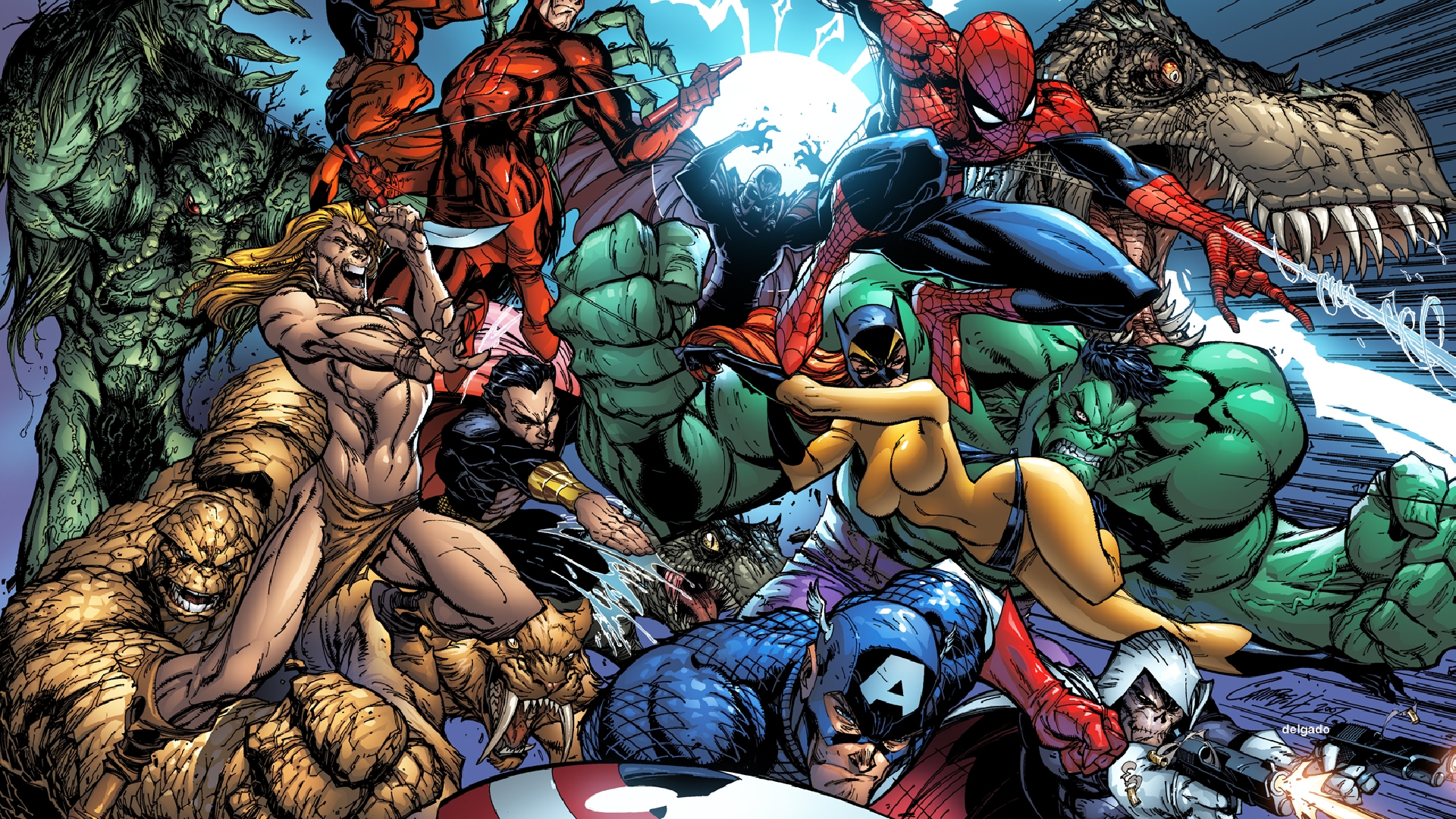 Marvel Wallpaper De Comics Hd - HD Wallpaper 