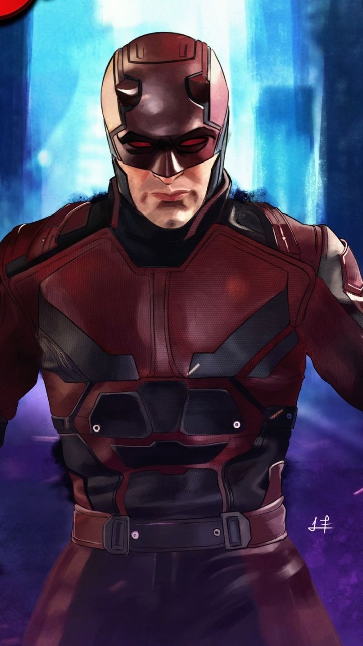 Wallpaper, Superhero, Suit, Red, Daredevil, Breathtaking, - Iron Man - HD Wallpaper 