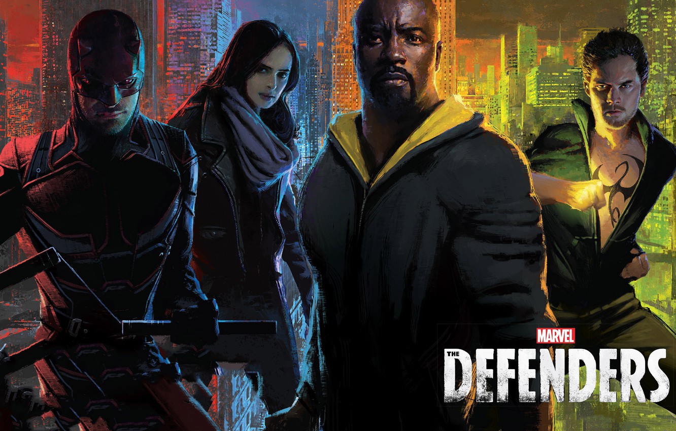 Photo Wallpaper Daredevil, Tv Series, Netflix, Matt - Defenders Poster - HD Wallpaper 