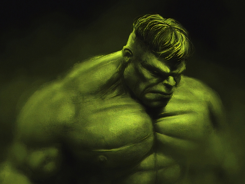 Incredible Hulk Art Wallpaper - Hulkhd Wallpaper For Iphone - HD Wallpaper 