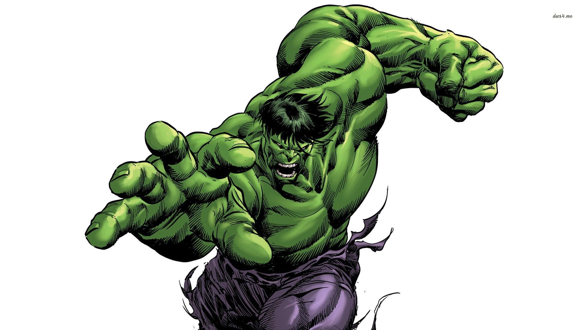 Running Hulk - HD Wallpaper 