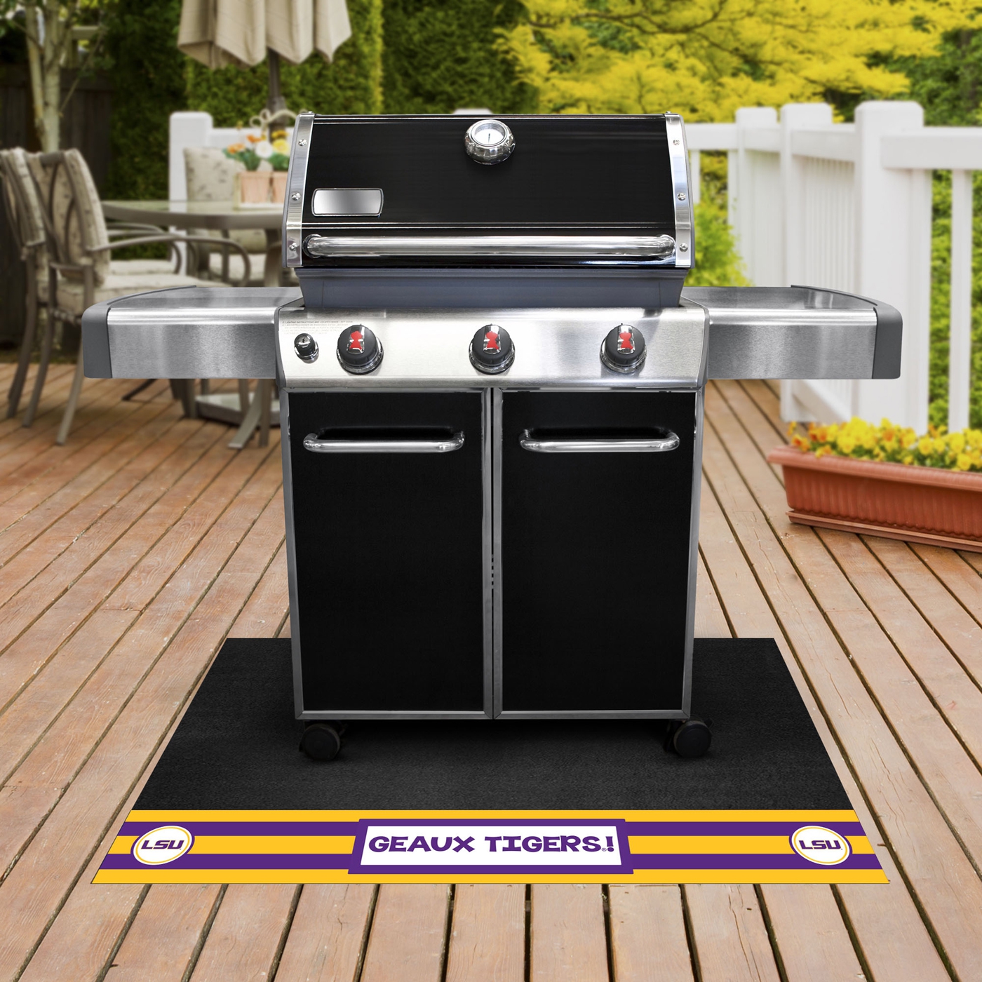 Southern Style Outdoor Patio Lsu Tigers Grill Mat Wallpaper - American Football - HD Wallpaper 