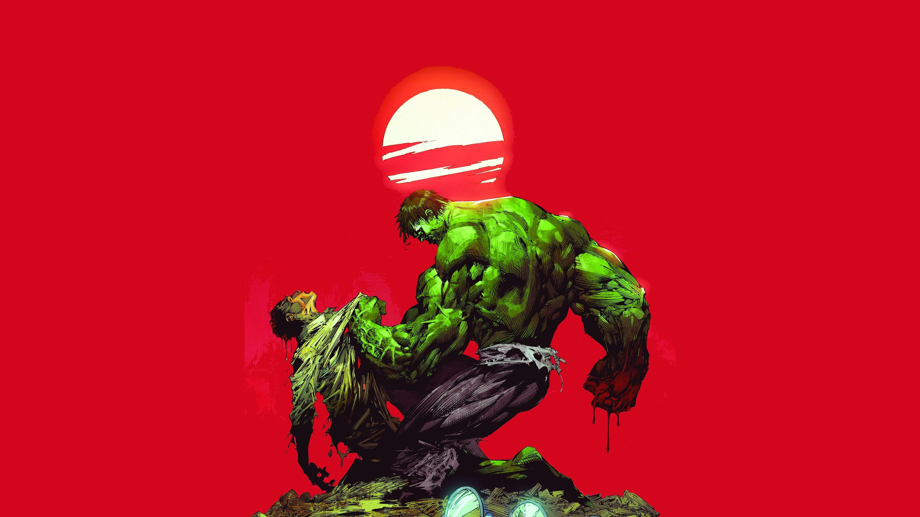Bruce Banner Vs The Hulk 4k - Bruce Banner Vs Hulk - 3840x2160 Wallpaper -  