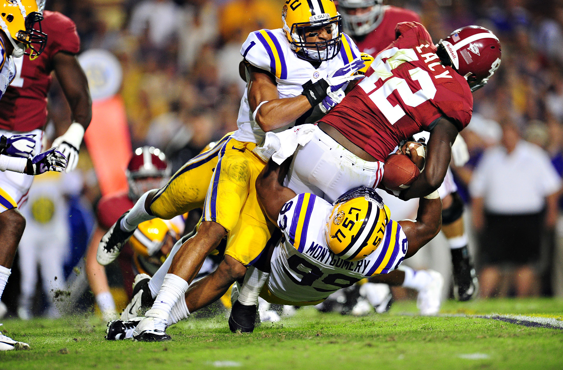 Lsu Vs Alabama Wallpaper - Lsu Tigers Vs Alabama - HD Wallpaper 