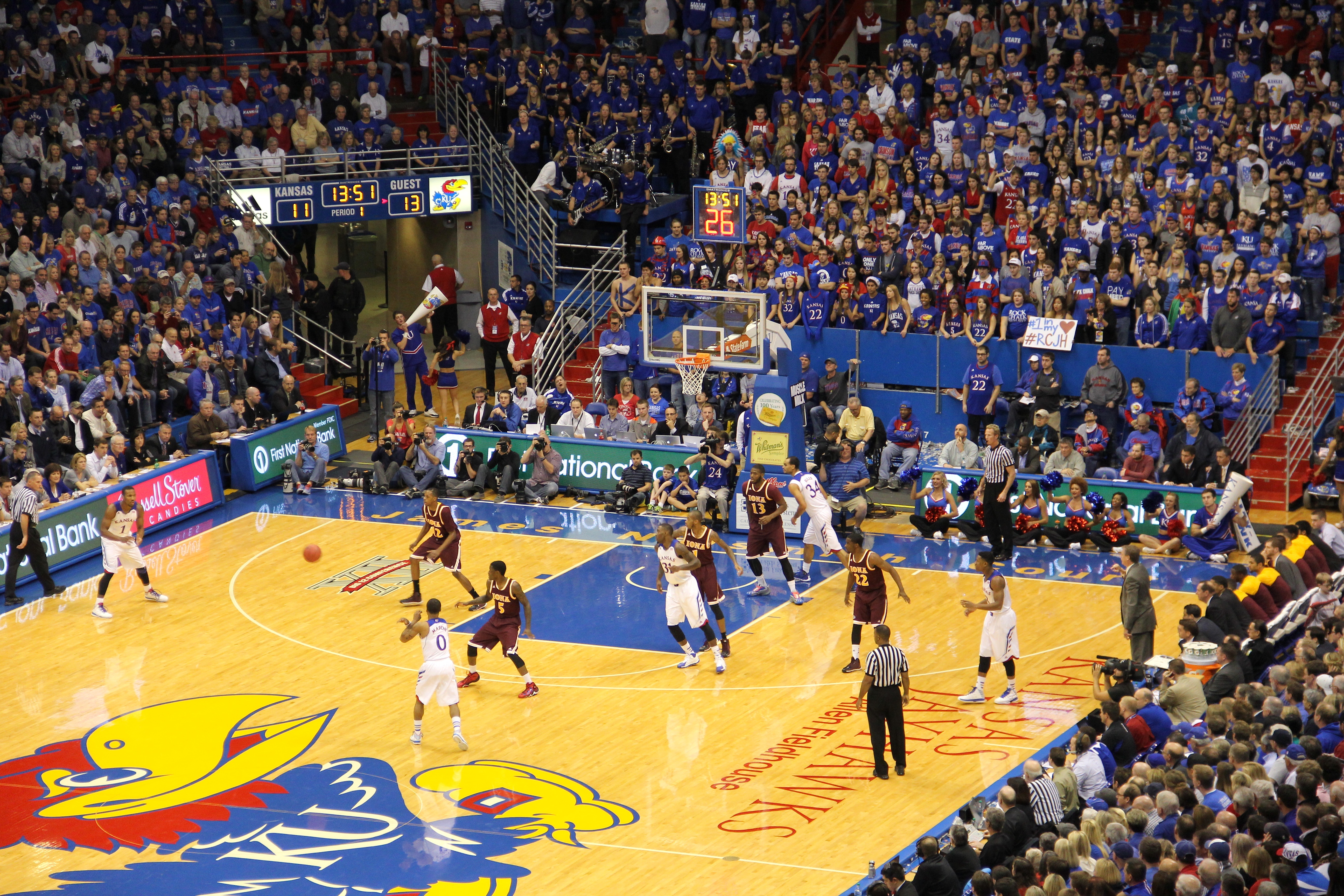 Photos From Ku - Ku Basketball Bench At Allen Fieldhouse - HD Wallpaper 