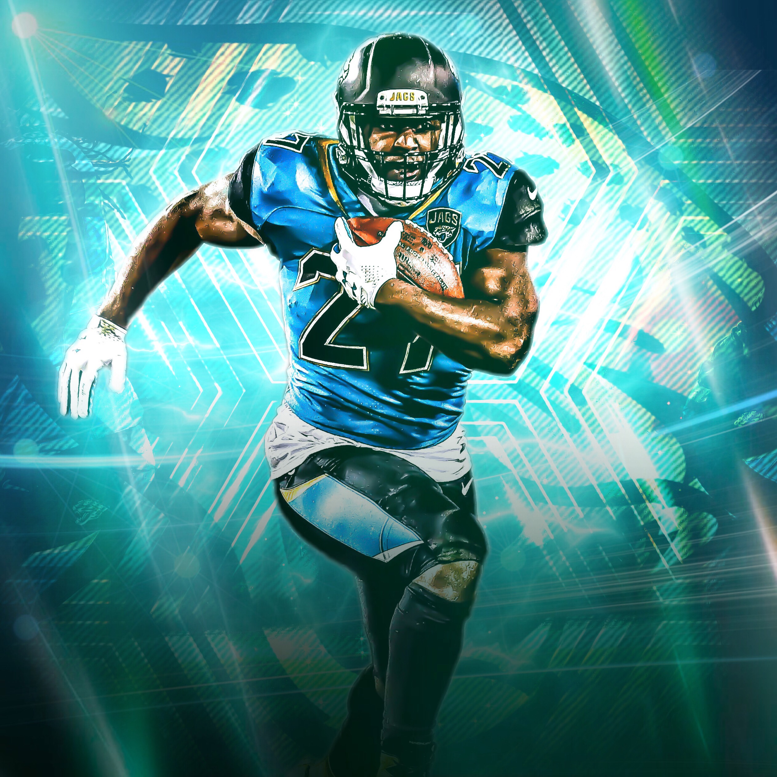 Leonard Fournette Jaguars Edit - HD Wallpaper 