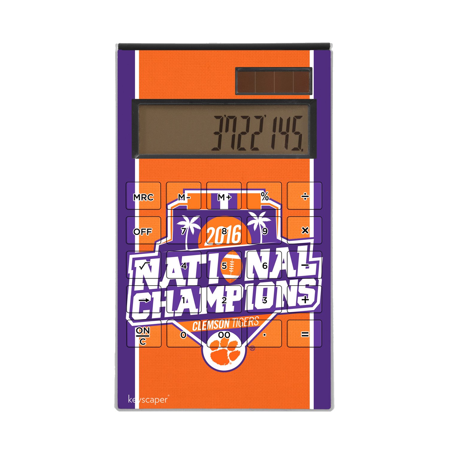 Keyscaper Clemson Tigers Desktop Calculator Ncaa - Led Display - HD Wallpaper 