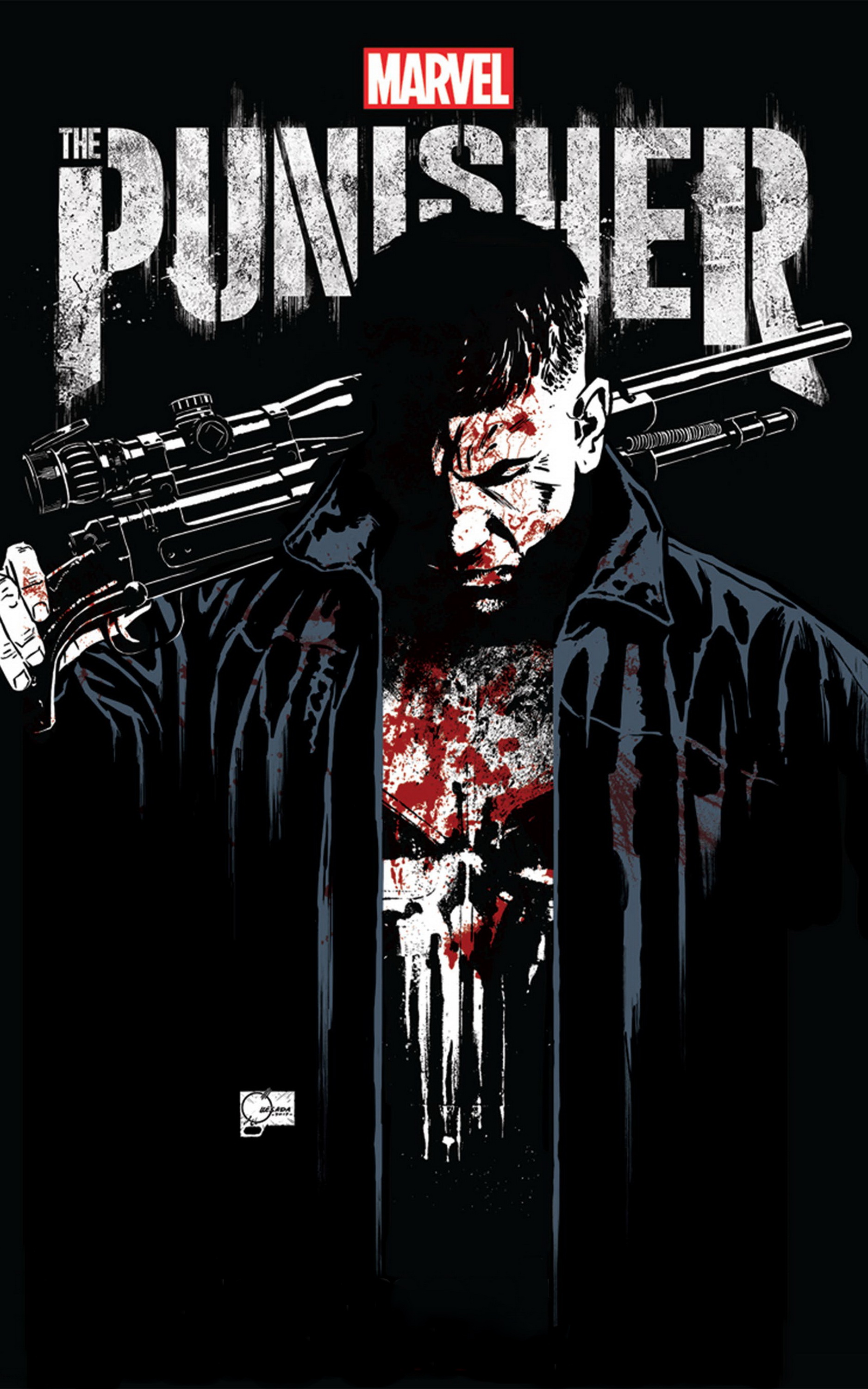 Punisher F - HD Wallpaper 