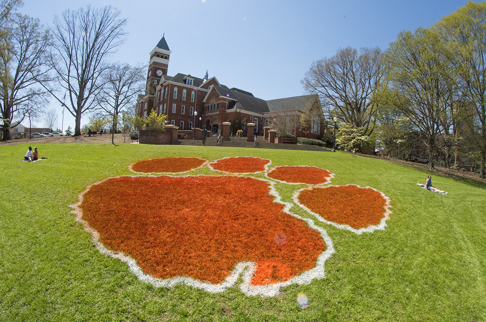 Bowman Tiger Paw Tillman At Clemson University, South - Bowman Field Clemson - HD Wallpaper 