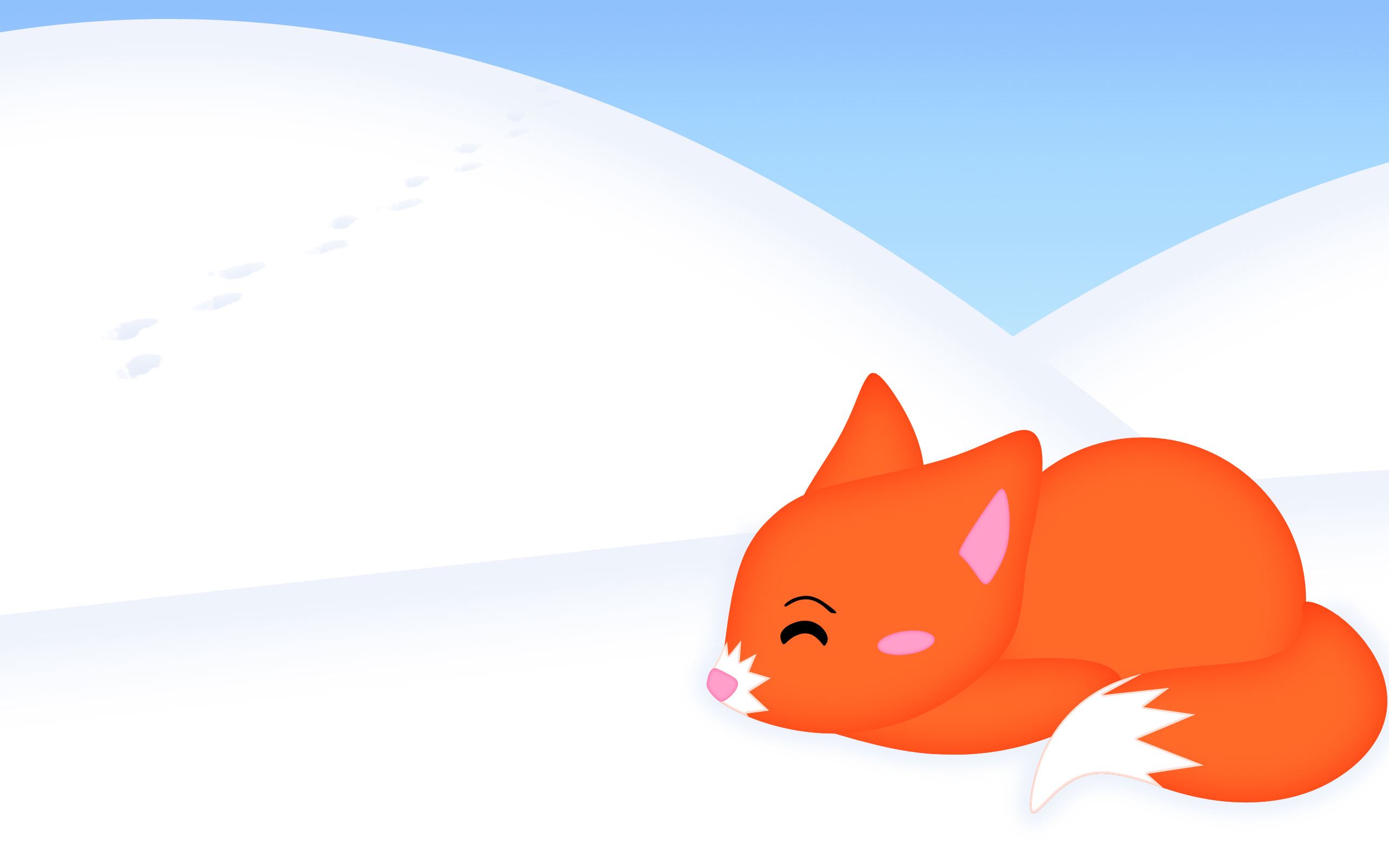 Animated Fox Background - HD Wallpaper 