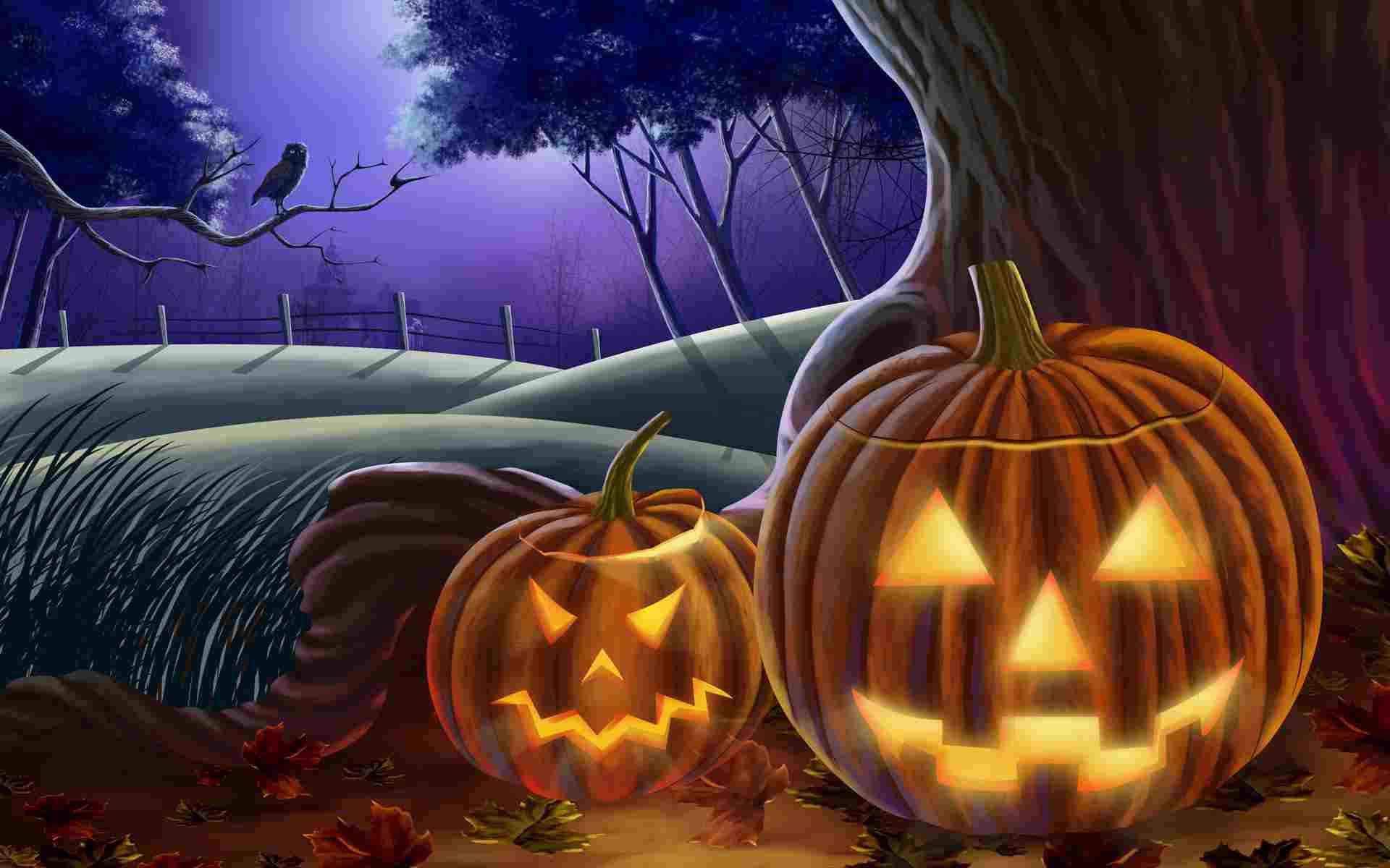 Animated Halloween Desktop Background - HD Wallpaper 