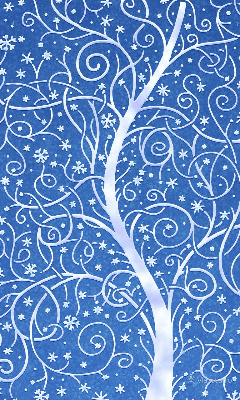 Iphone Wallpaper Snowflake - HD Wallpaper 