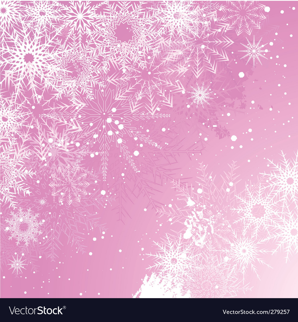 Pink Winter Wonderland Background - HD Wallpaper 