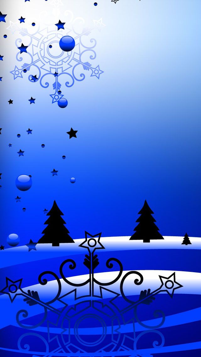 Beautiful Blue Christmas Backgrounds - HD Wallpaper 