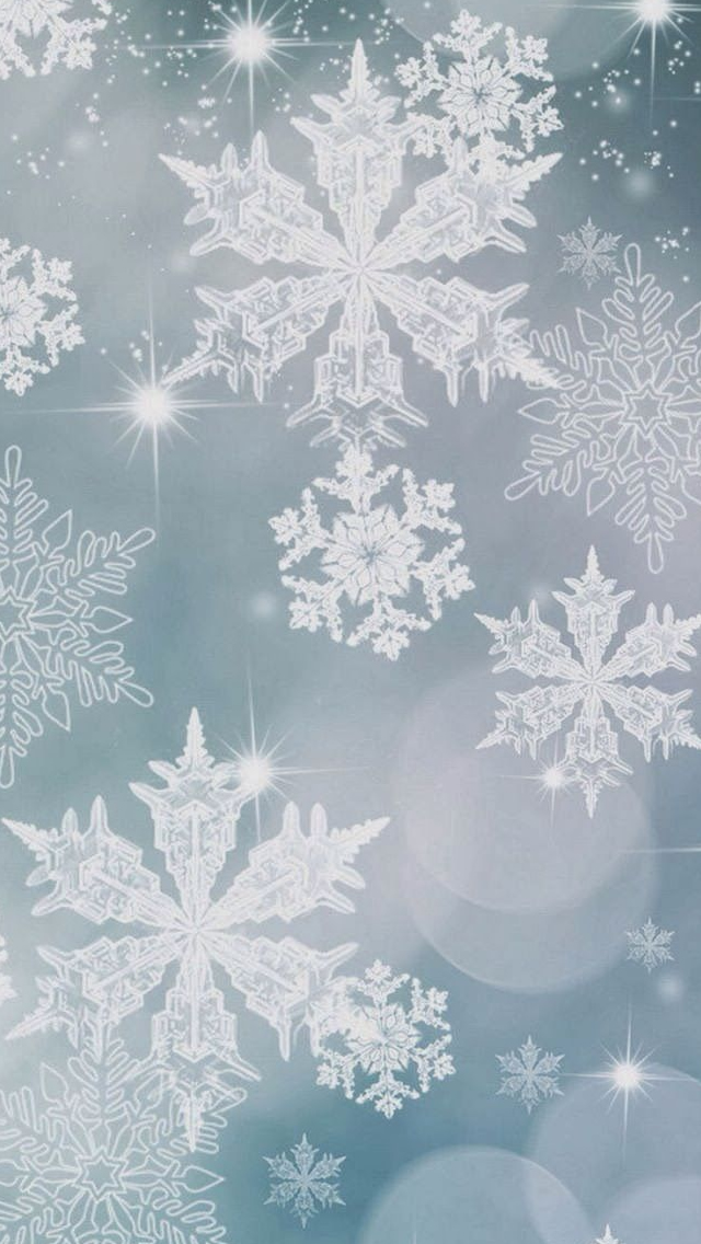 Snowflake Wallpaper For Iphone - HD Wallpaper 