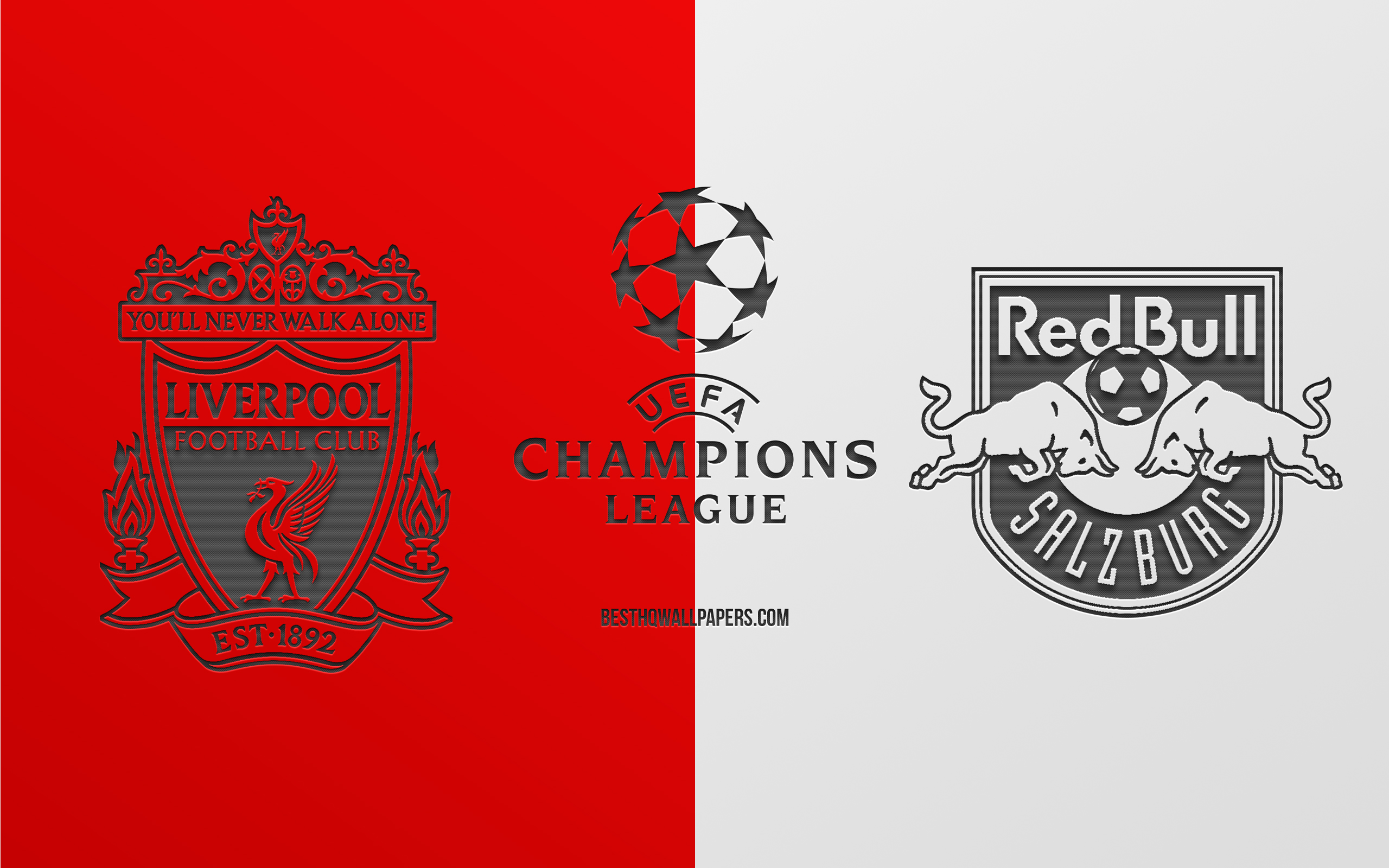 Liverpool Vs Red Bull Salzburg, Football Match, 2019 - Red Bull Salzburg Vs Napoli Champions 2019 - HD Wallpaper 