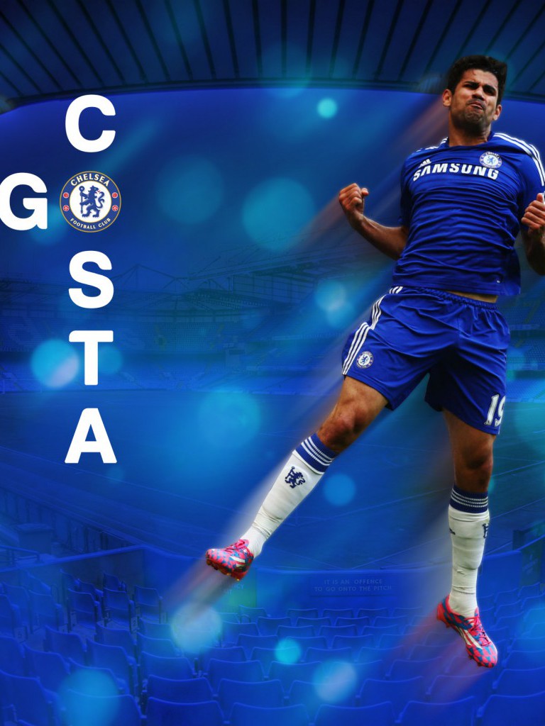 Diego Costa 2014-2015 Chelsea Fc Wallpaper - Chelsea Fc - 768x1024