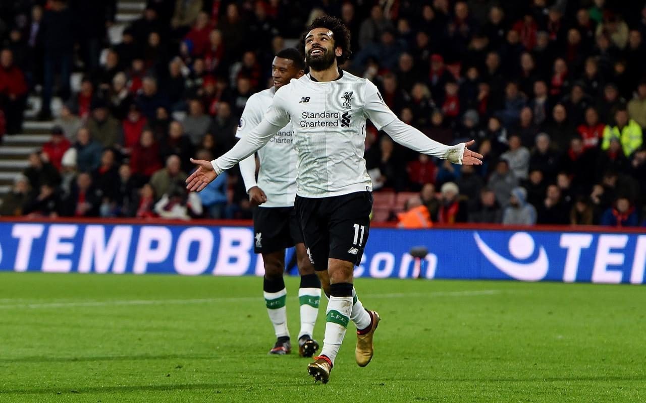 Salah Liverpool Vs Bournemouth - HD Wallpaper 