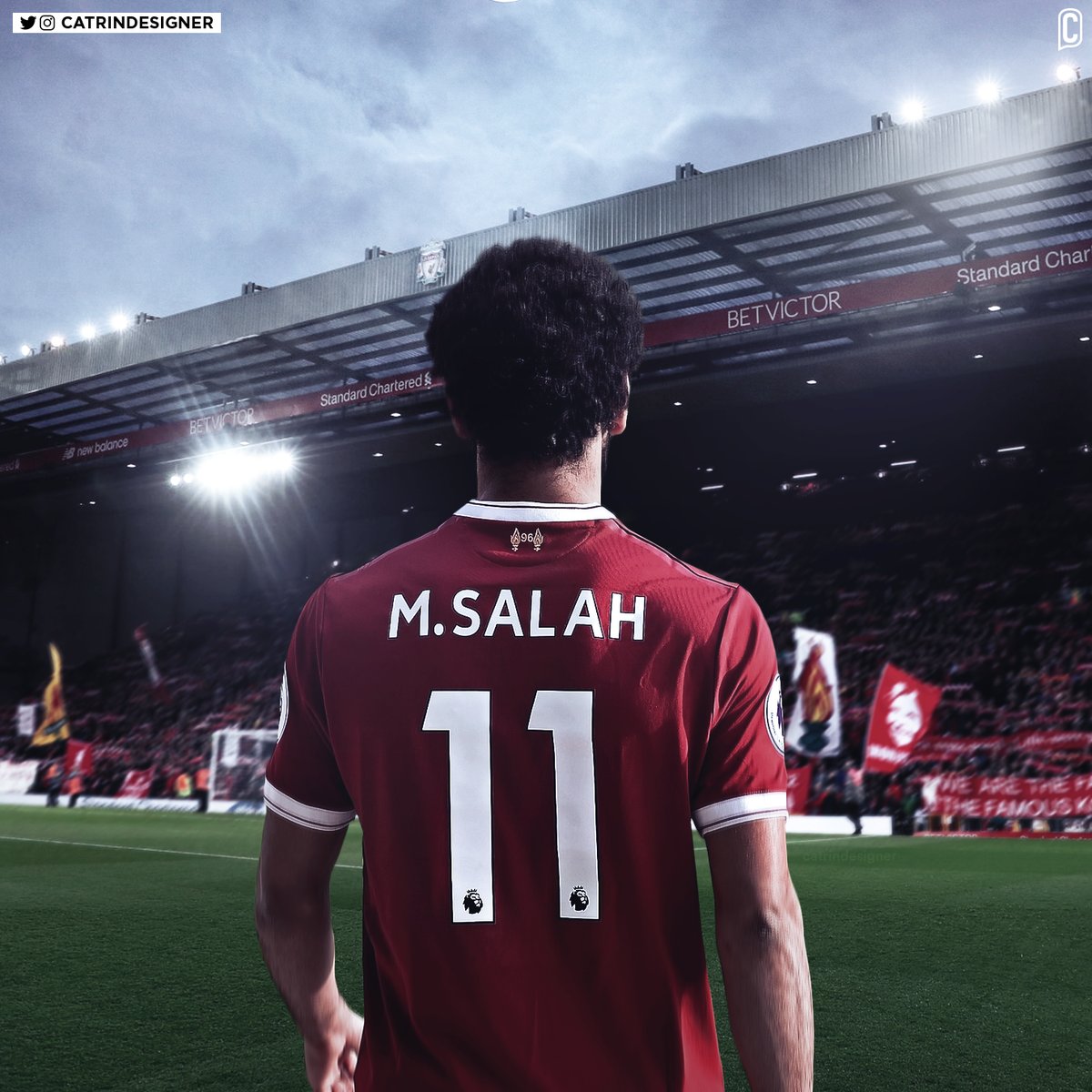Mohamed Salah Wallpaper Liverpool - HD Wallpaper 