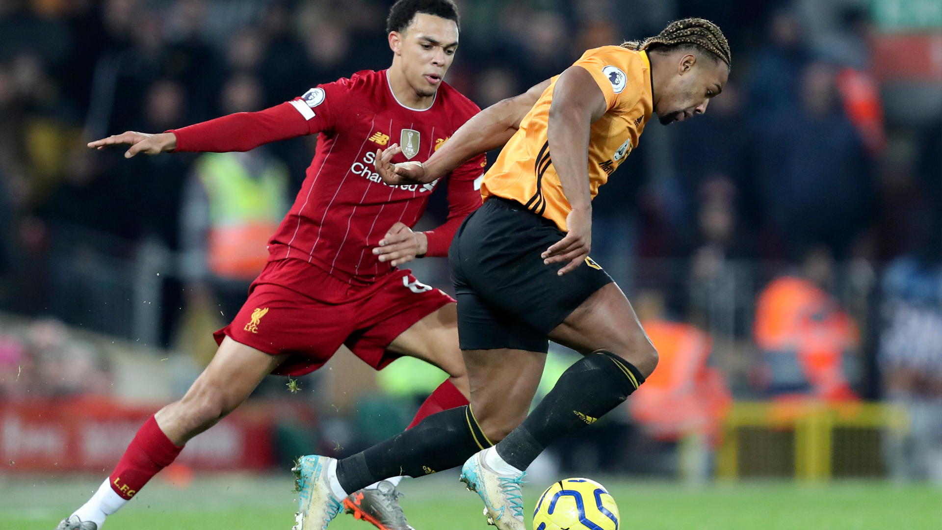 Liverpoolwolvesstream - Adama Traore Trent Alexander Arnold - HD Wallpaper 