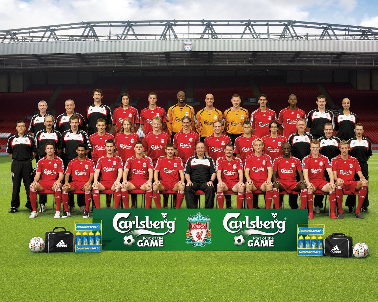 Liverpool Premier League - Liverpool Fc 2007 Team - HD Wallpaper 